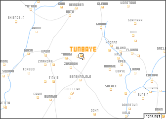 map of Tunbaye