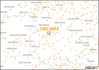 map of Tunch\