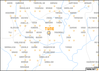 map of Tune