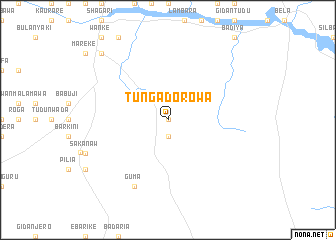 map of Tunga Dorowa