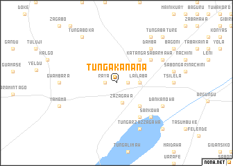 map of Tunga Kanana