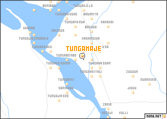 map of Tunga Maje