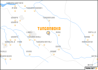 map of Tungan Boka