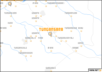 map of Tungan Sara