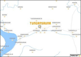 map of Tungan Sauna