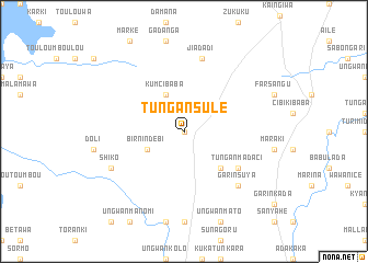 map of Tungan Sule