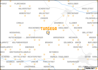 map of Tüngeda