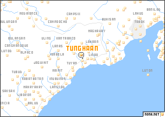 map of Tunghaan