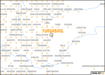 map of Tung-hsing