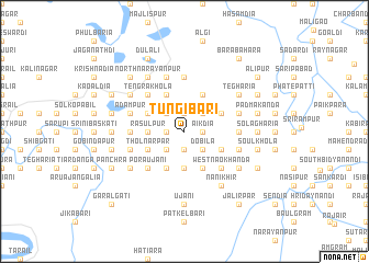 map of Tungibāri
