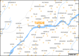 map of Tungie