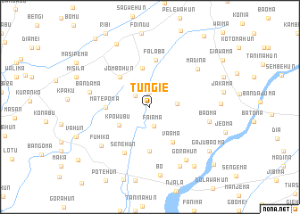 map of Tungie