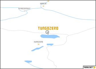 map of Tungozero
