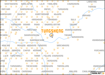 map of Tung-sheng