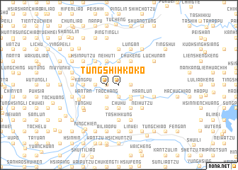 map of Tung-shih-ko