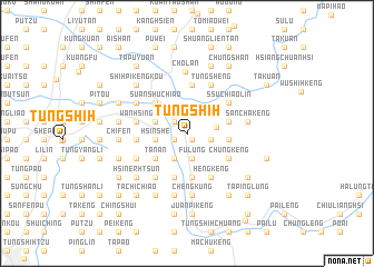 map of Tung-shih