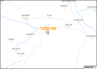 map of Tungysh