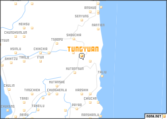 map of Tung-yüan