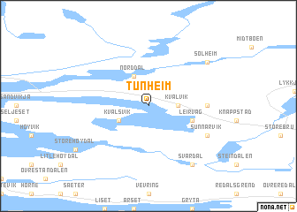 map of Tunheim