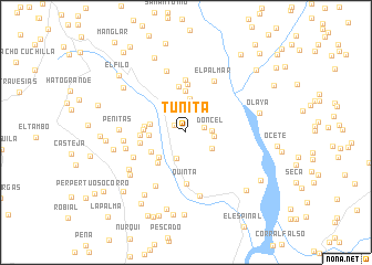 map of Tunita