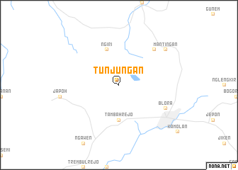 map of Tunjungan
