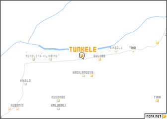 map of Tunkele