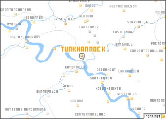 map of Tunkhannock