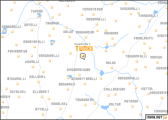 map of Tunki