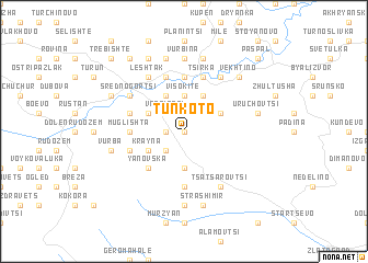 map of Tŭnkoto