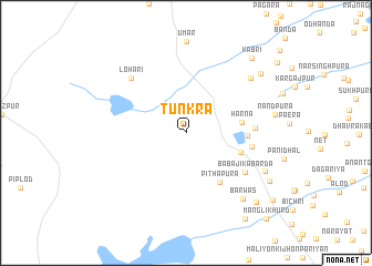 map of Tunkra