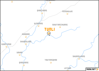 map of Tunli