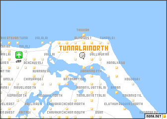 map of Tunnalai North