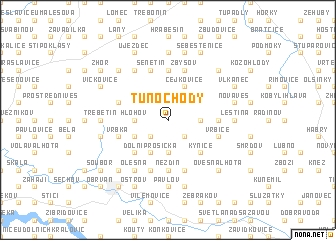 map of Tunochody
