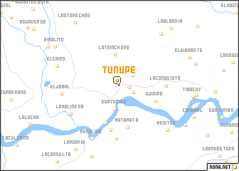 map of Tunupe