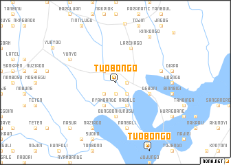 map of Tuobongo