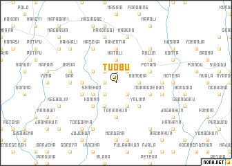 map of Tuobu