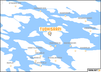 map of Tuohisaari