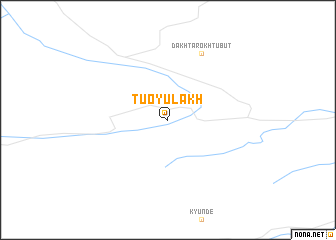 map of Tuoyulakh
