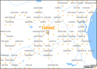 map of Tú Phúc