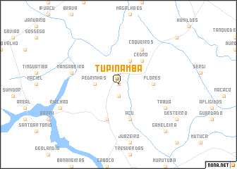map of Tupinambá