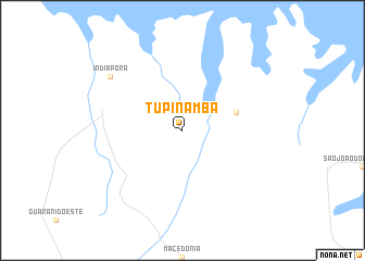 map of Tupinambá