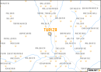 map of Tupiza