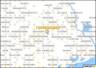 map of Tuppahigama