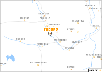 map of Tupper