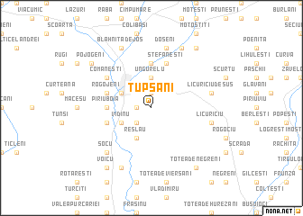 map of Tupşani