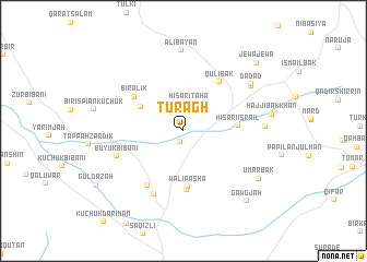 map of Tūrāgh
