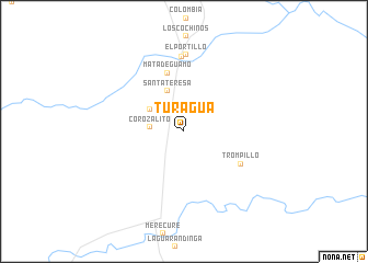 map of Turagua