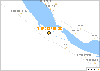 map of Tura-Kishlak