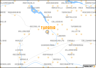 map of Turania