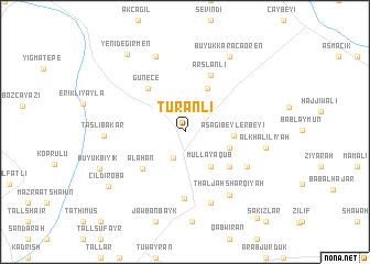 map of Turanlı